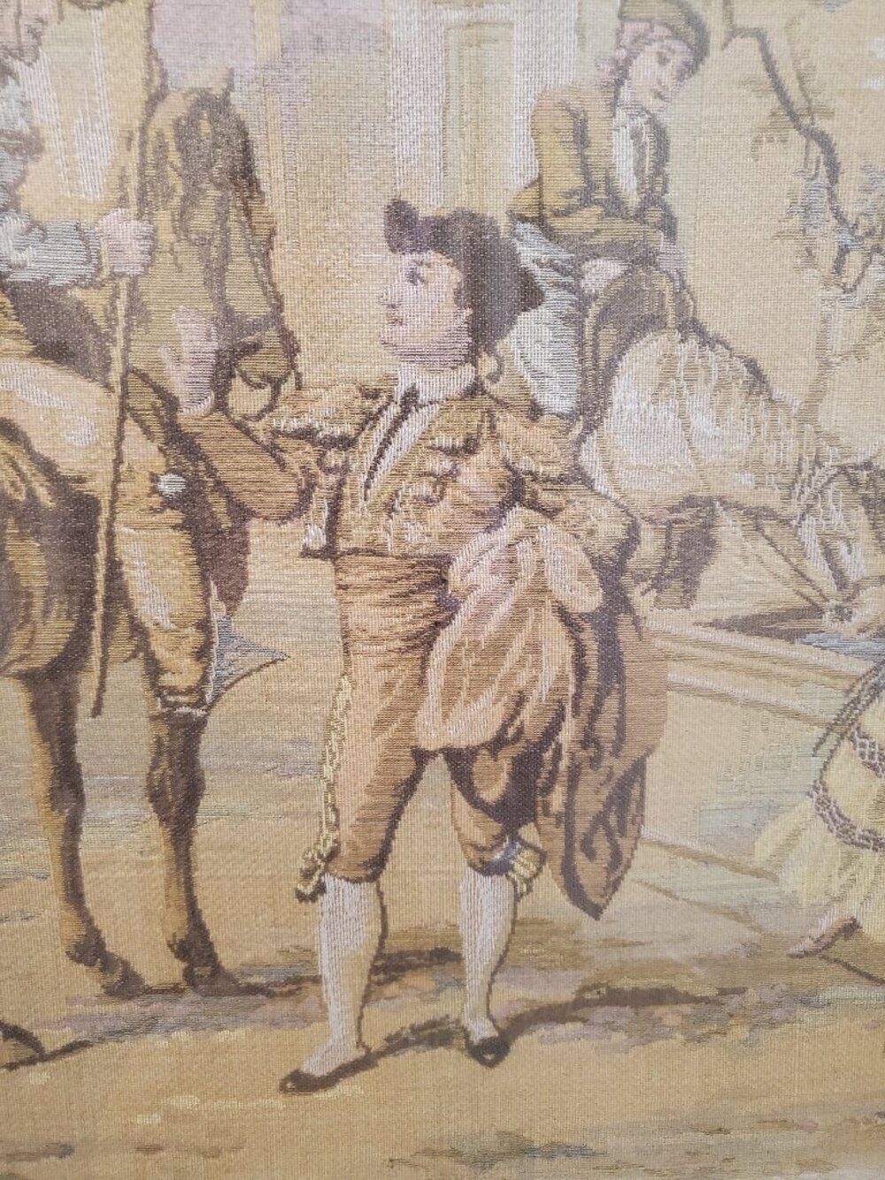 Vintage Framed Tapestry matador flamenco - Picture 4 of 8
